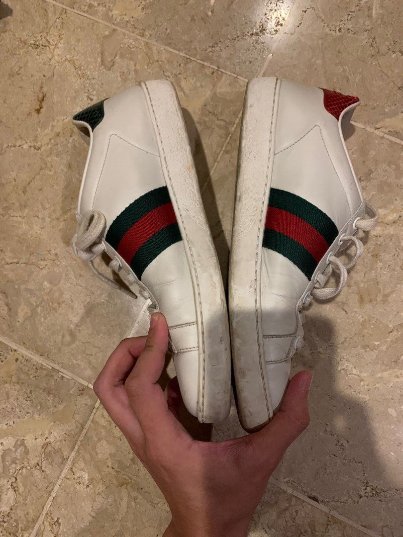 Gucci Ace Embroidered Sneakers, Barang Mewah, Pakaian di Carousell