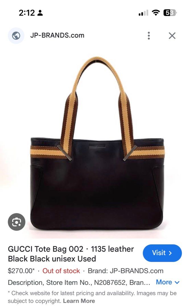 Gucci sherry line vintage gucci Luxury Bags Wallets on Carousell