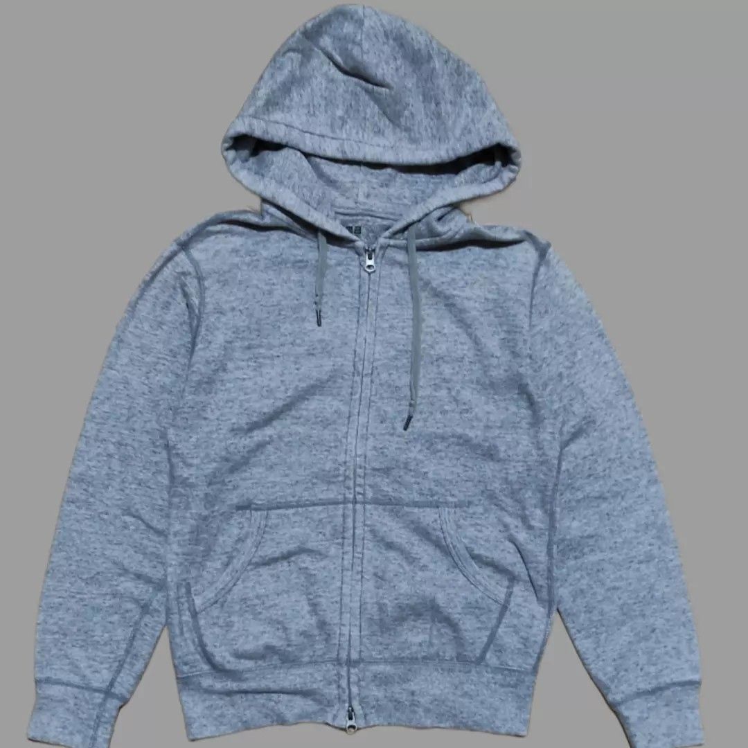 Hd Zip uniqlo double Zipper uniqlo border double zip hoodie cboy y2k