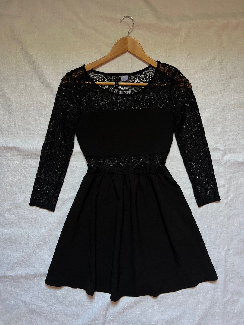 H&M Black Lace Dress , Women's Fashion, Dresses & Sets, Dresses on Carousell H&M Black Lace Dress , Women's Fashion, Dresses & Sets, Dresses on Carousell