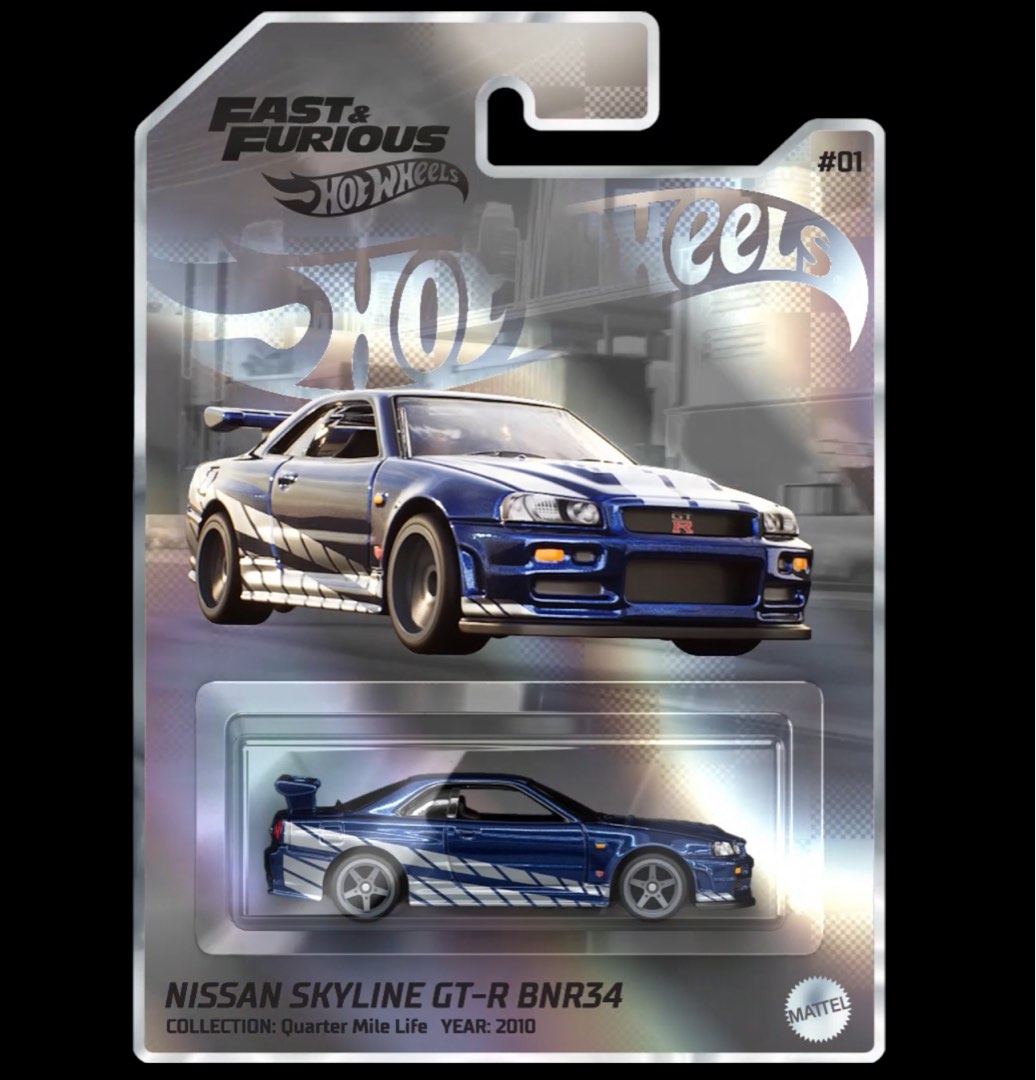 Hot Wheels NFT (Fast & Furious 2024) | Nissan Skyline GT-R BNR34, Hobbies &  Toys, Toys & Games on Carousell