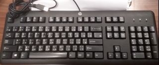 HP Wired USB Keyboard + USB Mouse, Computer USB Keyboard and USB Mouse Set64163250526209110