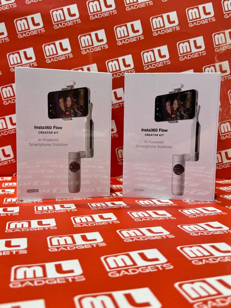Insta360 Flow (Creator Kit) (Category: Gimbals & Stabilizers ) located in Makati City. Submitted by ml.gadgets (Listing ID 1313126920, Image 1). Description: Insta360 Flow (Creator Kit) White | Gray Local unit 9,890 - Brand New and Sealed - 3 days shop replacement warranty - 1 year Apple Limited warranty ✅ Cash on Delivery ✅ Cash upon pick up (SM Jazz Residences Makati) ✅ Gcash/Maya ✅ Online Bank Transfer (BDO, BPI, UNIONBANK, METROBANK) ✅ We acc