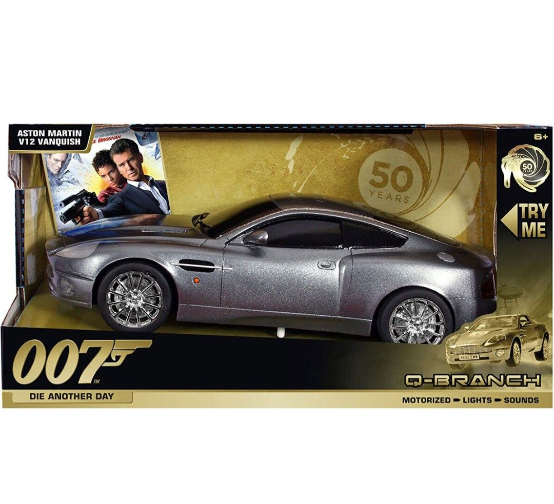 James Bond Aston Martin Vanquish V12 Die Another Day Light & Sound FX Toy  1/24 Car Toystate james bond 007secret-agent new 1/18 1/64, Hobbies & Toys,  Toys & Games on Carousell