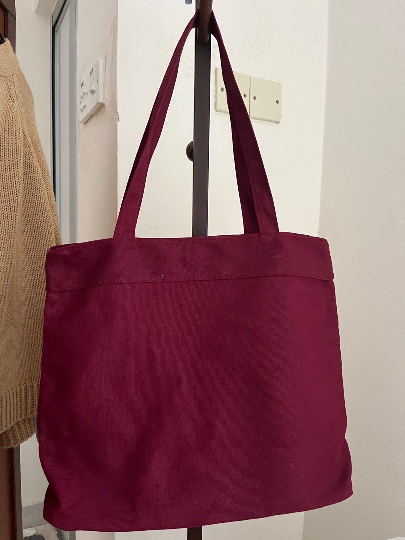 Kaison Tote Bag Red Maroon
