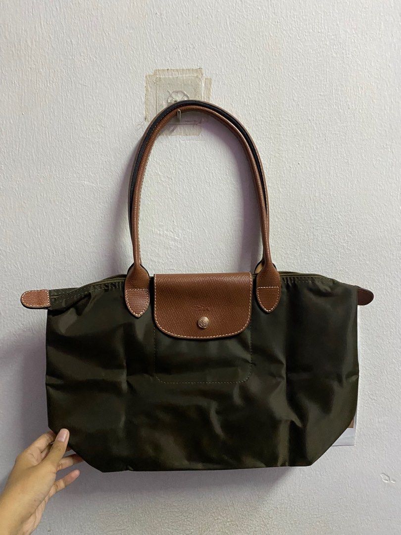 Longchamp Le Pliage Moss Green LE Edition