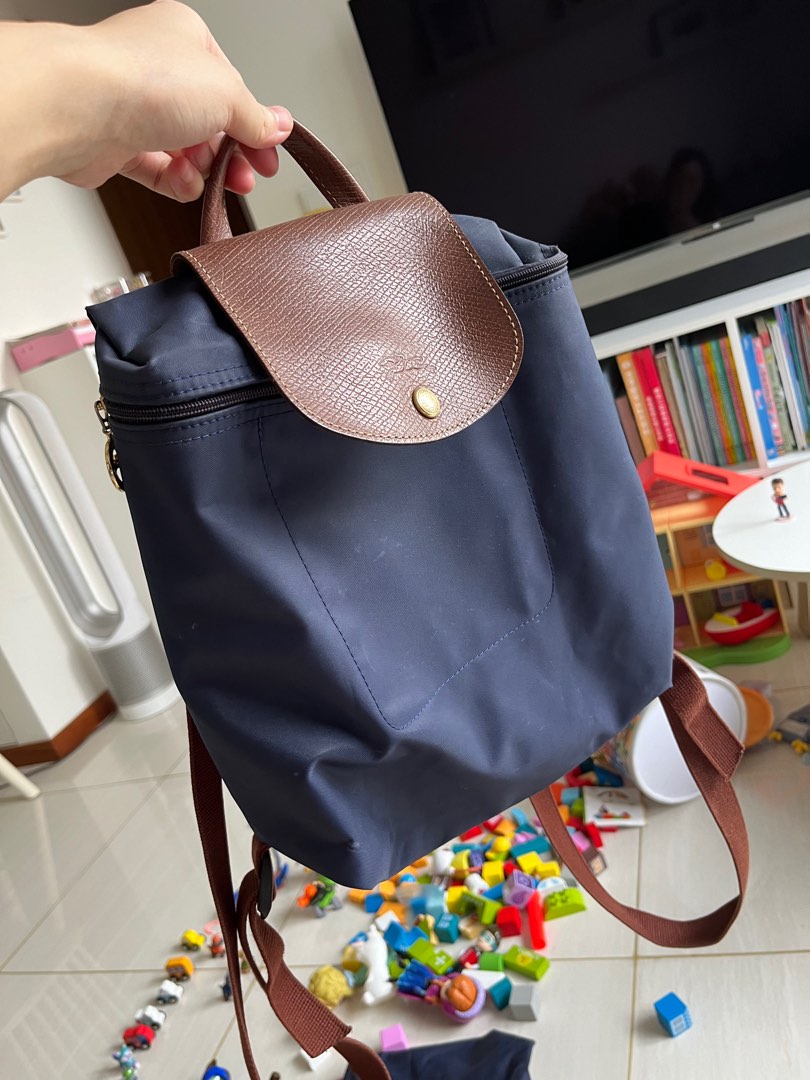 Longchamp le pliage backpack navy clearance