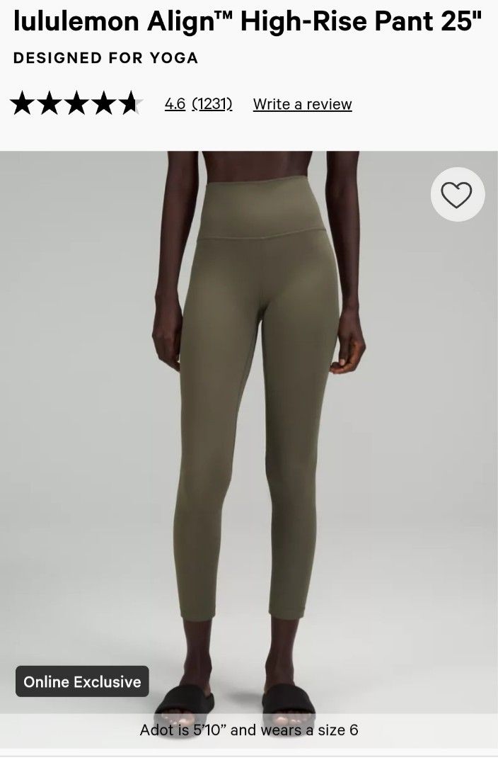 Lululemon align pants Size 2 Women s Fashion Activewear on Carousell