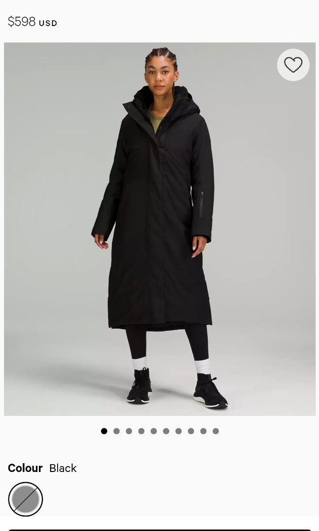 Lululemon Snow Warrior Long Parka Women s Fashion Coats Jackets and Outerwear on Carousell