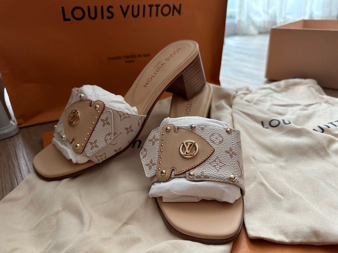 LV Frame Mule Woman Sandals Luxury Sneakers Footwear on Carousell