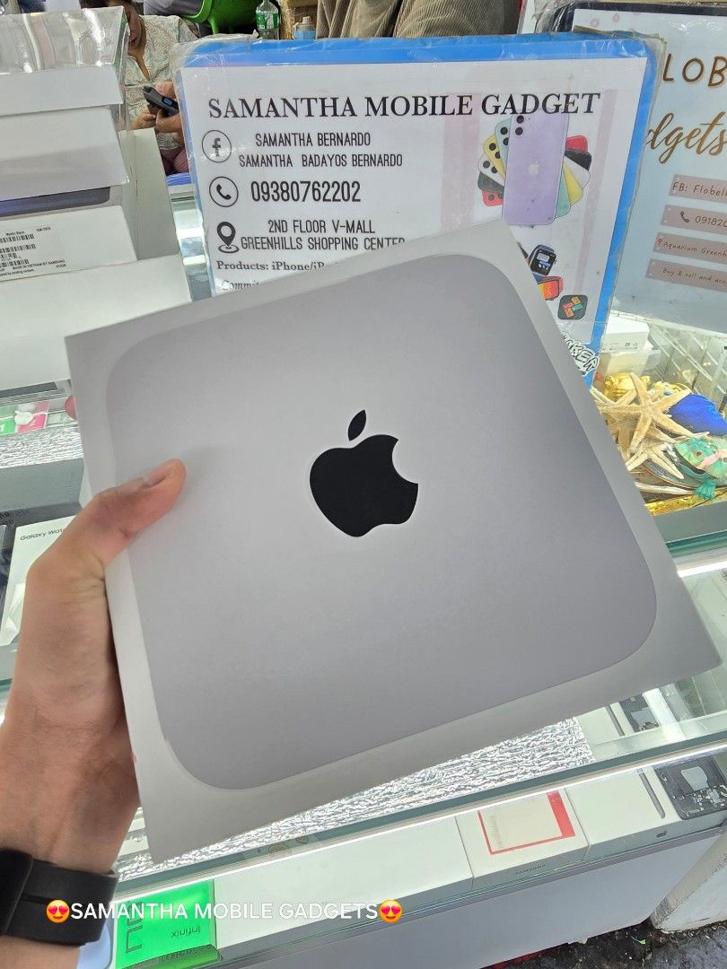 MAC MINI M2 8gb 256gb Original (Category: Desktops) located in Manila. Submitted by lenweltong05295 (Listing ID 1313076344, Image 2). Description: MAC MINI M2 8gb 256gb Original Brandnew Sealed with Warranty onhand Stock.