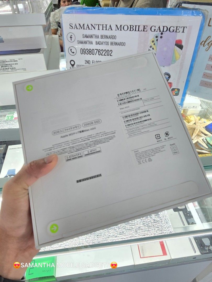 MAC MINI M2 8gb 256gb Original (Category: Desktops) located in Manila. Submitted by lenweltong05295 (Listing ID 1313076344, Image 3). Description: MAC MINI M2 8gb 256gb Original Brandnew Sealed with Warranty onhand Stock.