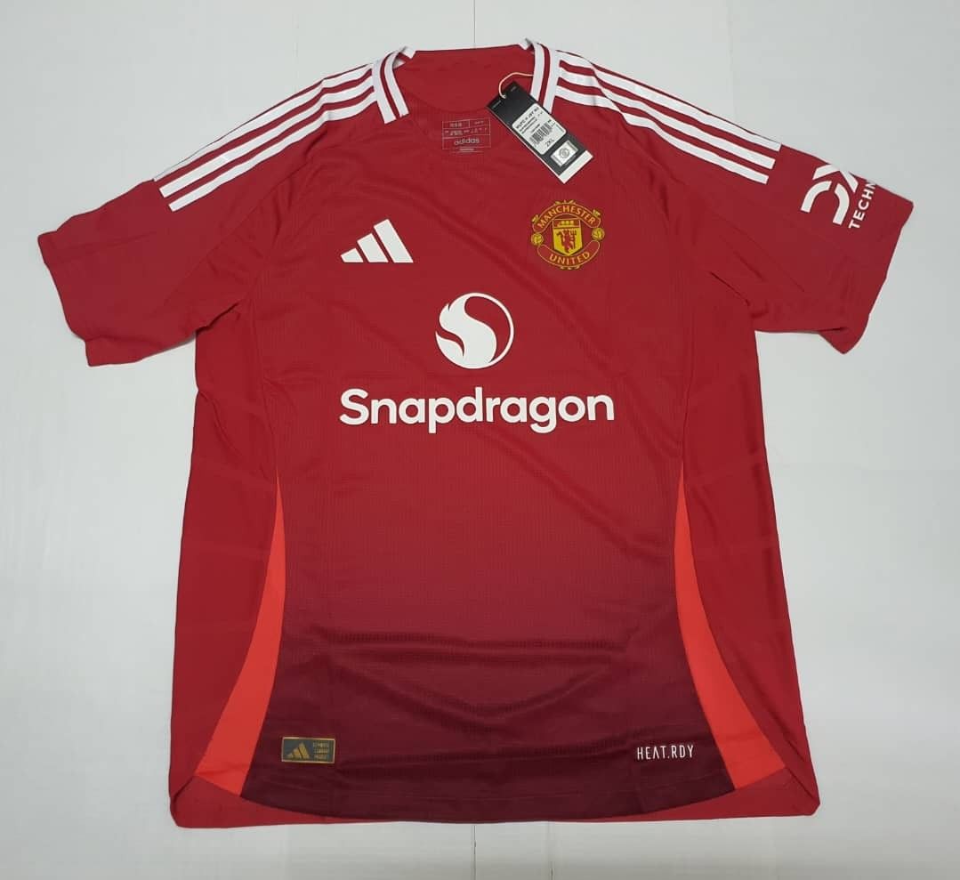 Manchester United Authentic 2024 25 Home Jersey. Men s Fashion Activewear on Carousell