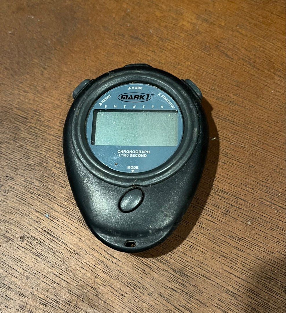 Mark 1 Economy Chronograph Stopwatch 1/100 Second Model JS-320, Sports ...