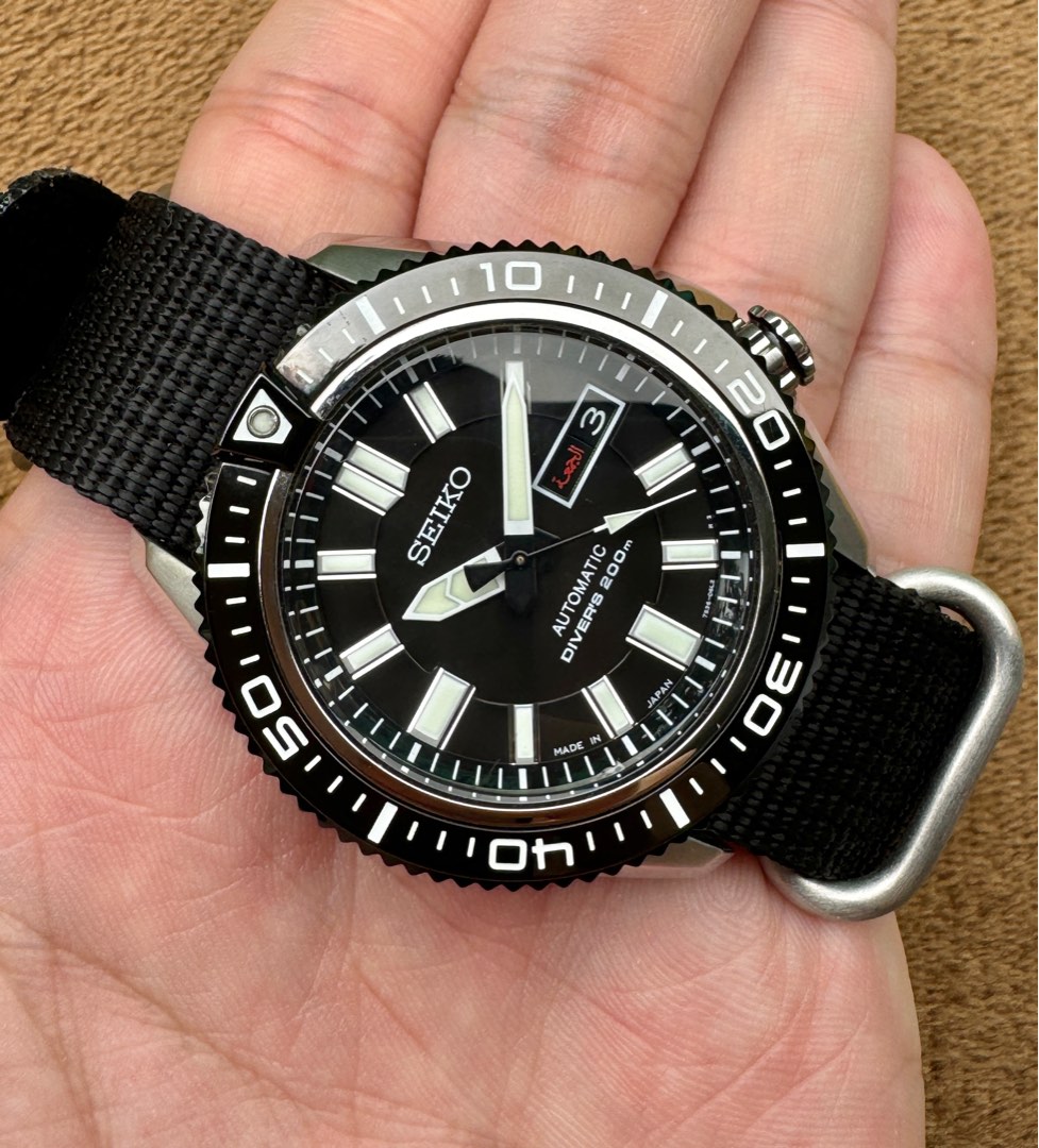 Seiko Stargate II Automatic Dive Watch with Black Dial and Stainless Steel  Bracelet #SRP491K1