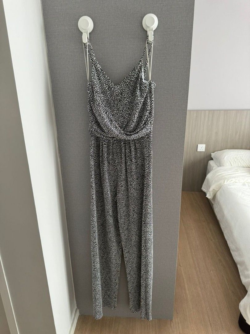 Miss Selfridge Dalmatian Print Jumpsuit Women s Fashion Dresses Sets Jumpsuits on Carousell
