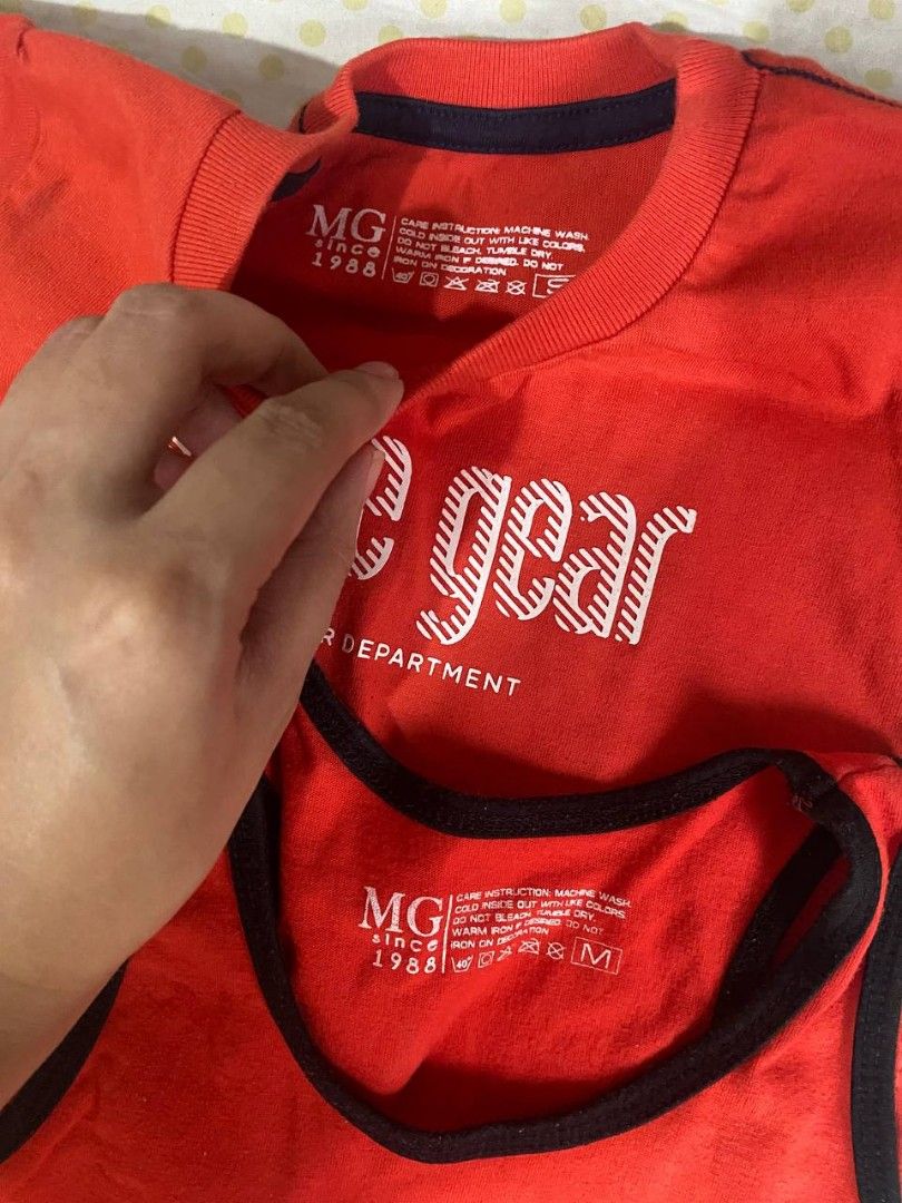 Moose Gear Shirt and Sando Red (Category: Babies & Kids Fashion) located in Angeles City. Submitted by randomgoodies_ (Listing ID 1313047471, Image 2). Description: .