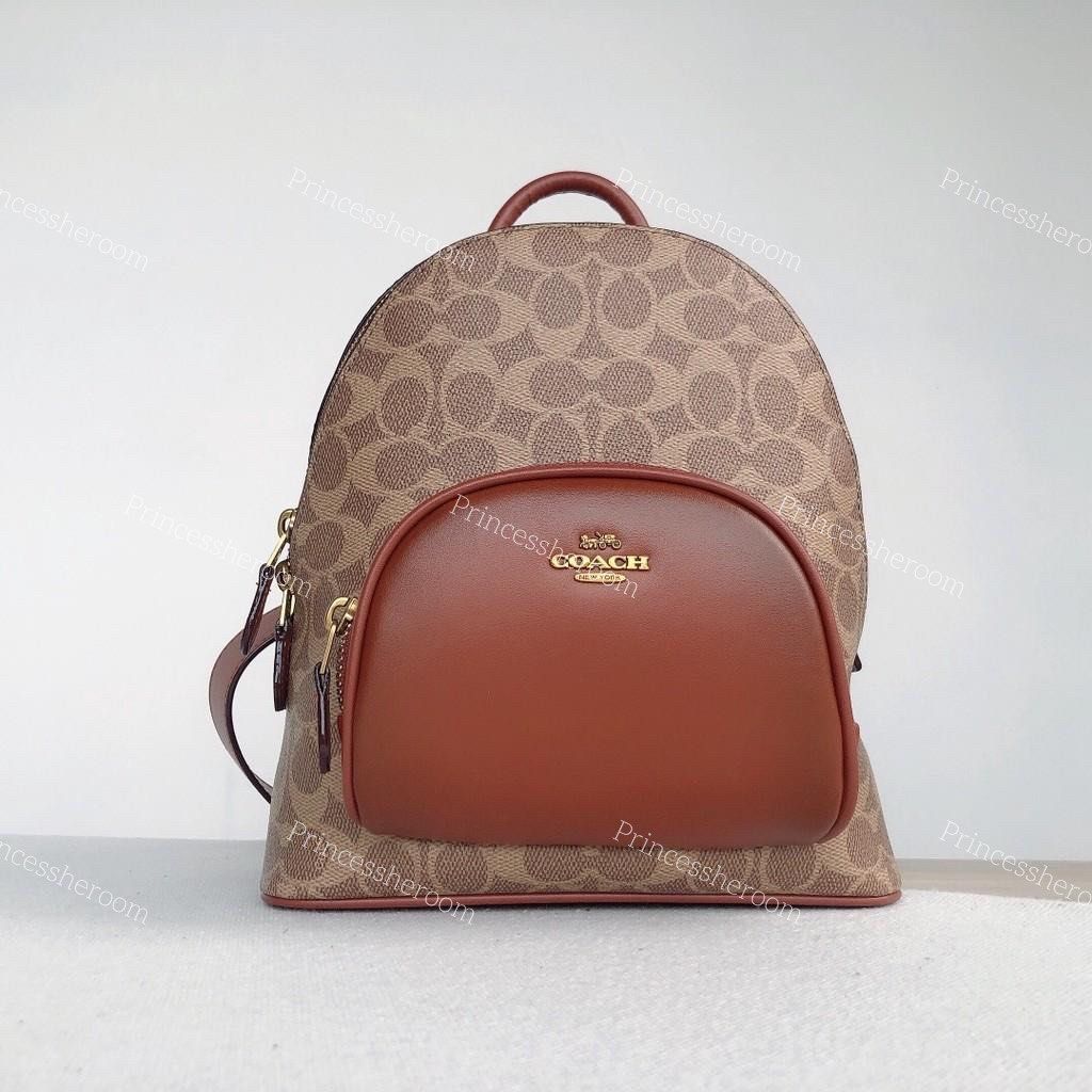 coach carrie backpack 23 in signature canvas our sophisticated Carrie is a lightweight Coach Carrie Backpack 23 In