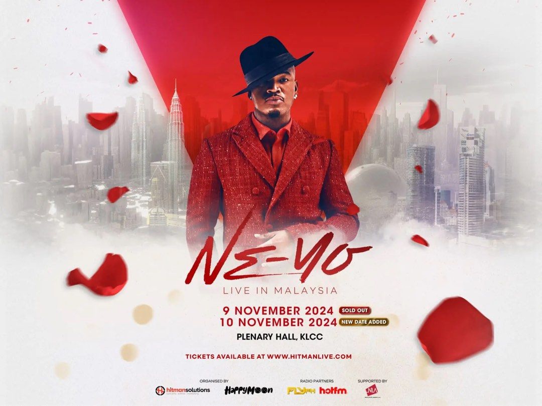 NEYO CONCERT IN MALAYSIA 2024, Tickets & Vouchers, Event Tickets on Carousell