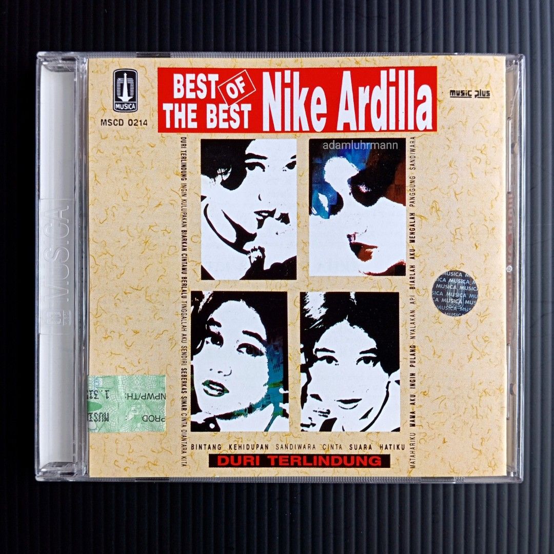 Nike Ardilla Best of the Best CD Indonesia Release Duri Terlindung Sandiwara Cinta Bintang Kehidupan Hobbies Toys Music Media CDs DVDs on Carousell