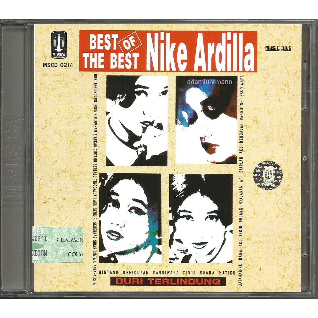Nike Ardilla Best of the Best CD Indonesia Release Duri Terlindung Sandiwara Cinta Bintang Kehidupan Hobbies Toys Music Media CDs DVDs on Carousell