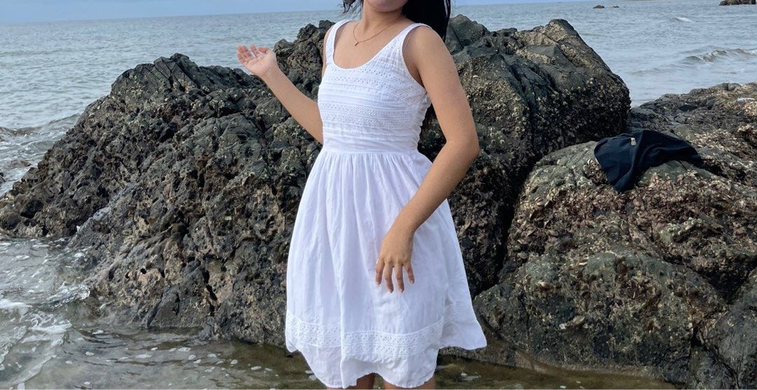 Old Navy White Summer Dress