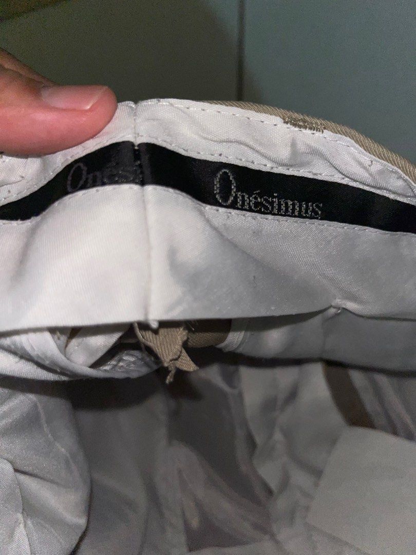 Onesimus Khaki Pants (Category: Trousers) located in Cagayan de Oro. Submitted by curatedthrift.26 (Listing ID 1313217695, Image 2). Description: Onesimus Khaki Pants No Issue Size 30 Mens Fits Small to Medium .