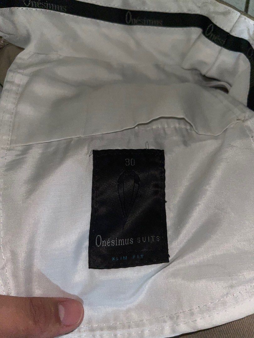 Onesimus Khaki Pants (Category: Trousers) located in Cagayan de Oro. Submitted by curatedthrift.26 (Listing ID 1313217695, Image 3). Description: Onesimus Khaki Pants No Issue Size 30 Mens Fits Small to Medium .