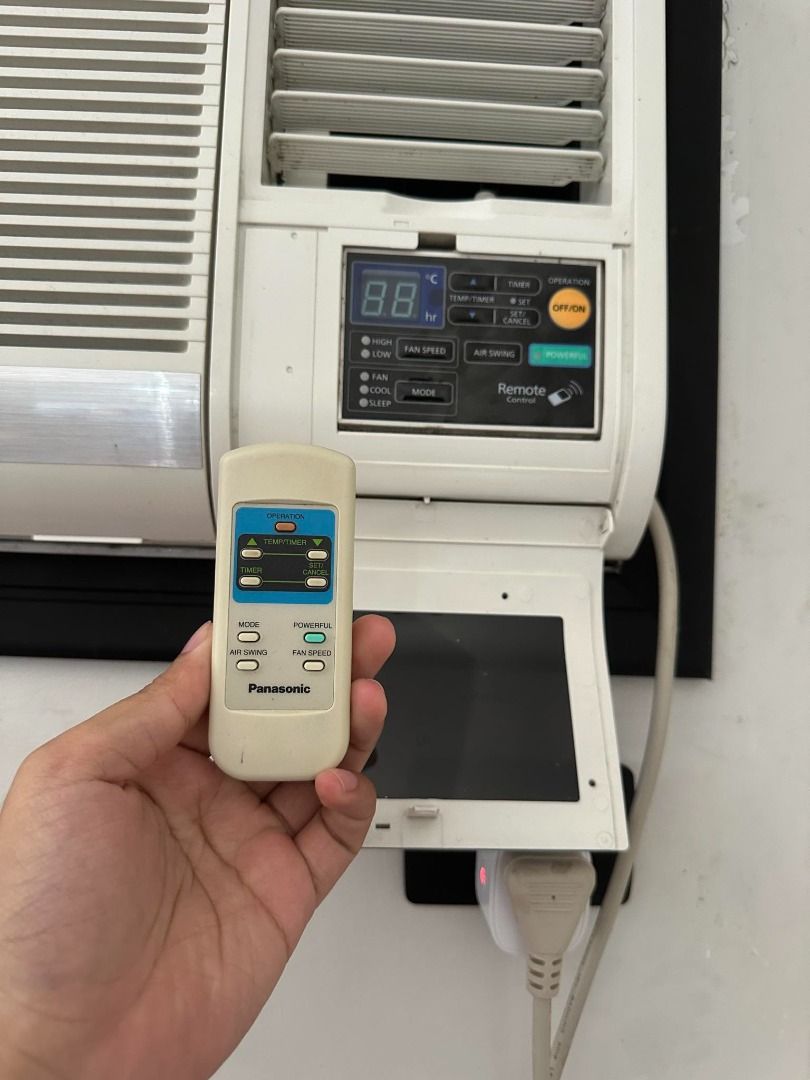 Panasonic Remote Control Window Type Aircon - CW-XS128VPH, TV & Home ...