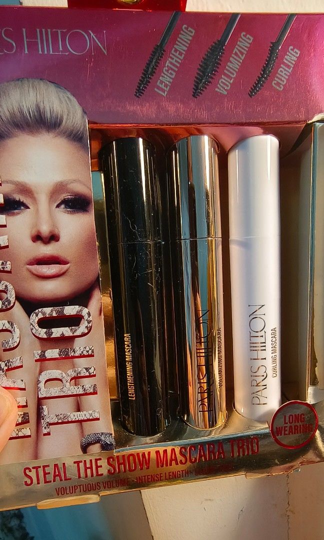 Paris Hilton Mascara Set from US (Category: Makeup) located in Rodriguez. Submitted by applepink07 (Listing ID 1313054628, Image 3). Description: A balikbayan box just arrived from Los Angeles, we are selling original items..