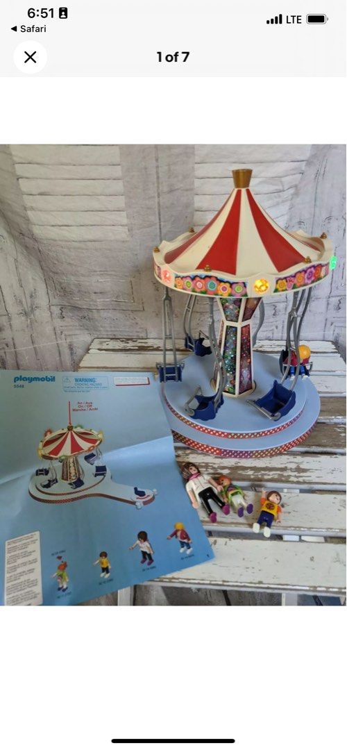 Playmobil merry devilbiss go round