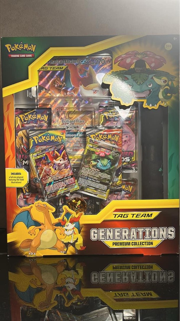 pokemon trading card game tag team generations premium collection XY Roaring Skies Sealed Booster Pack : XY-6 TCG Cards