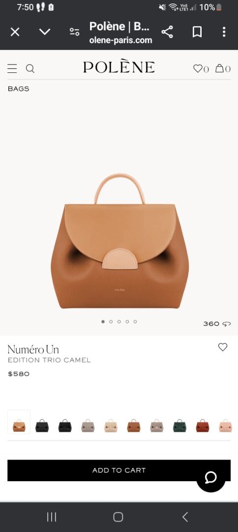 Polene Uno tri-color, Luxury, Bags & Wallets on Carousell