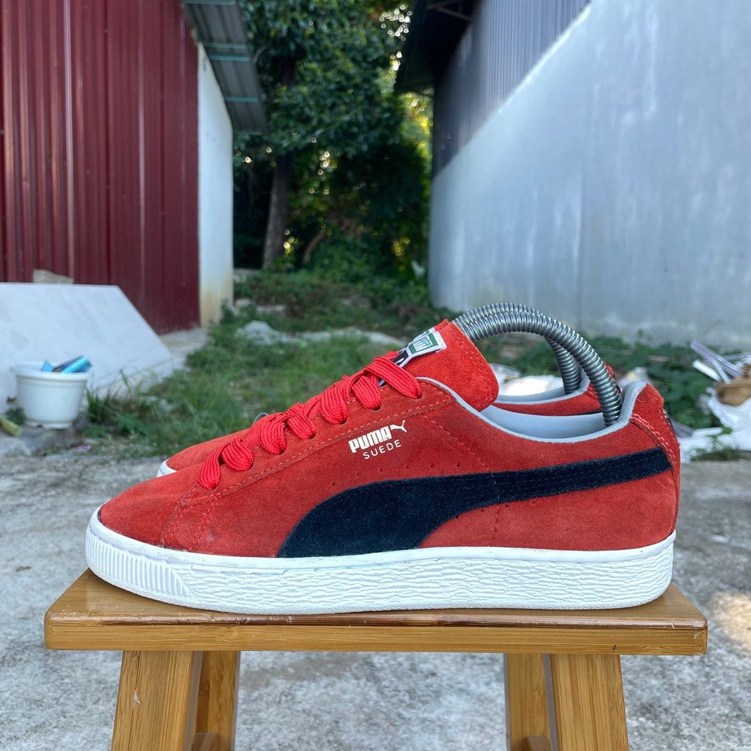 Puma suede with ribbon on sale