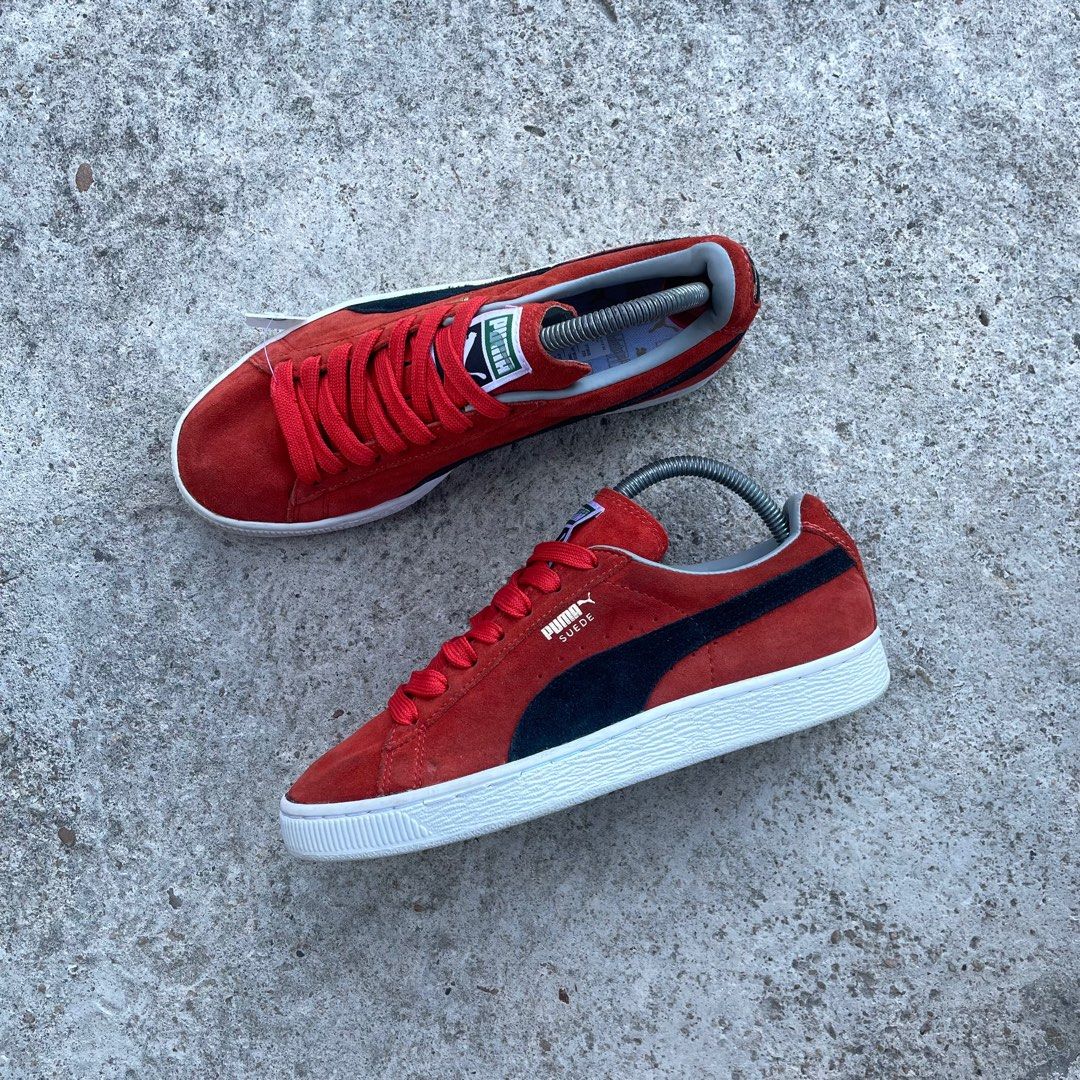 Puma suede ribbon red online