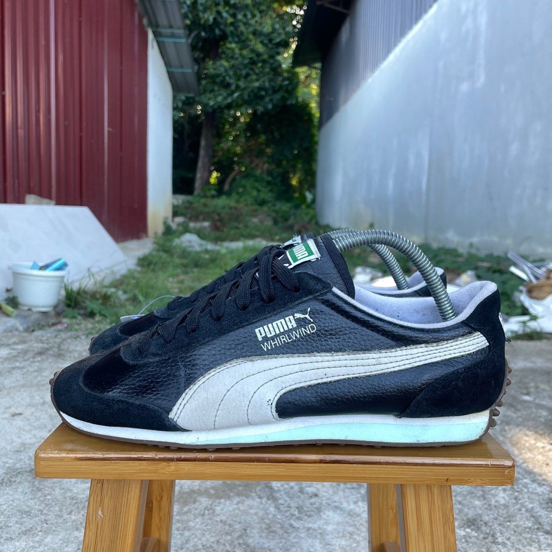 Puma Whirlwind Classic VTG Black White 8UK RM1OO Men s Fashion Footwear Sneakers on Carousell