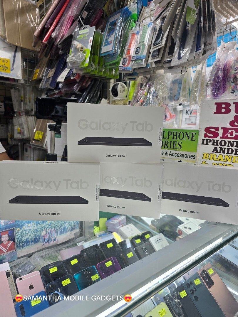 Samsung Galaxy Tab A9 4gb 64gb LTE (Category: Android) located in Manila. Submitted by lenweltong05295 (Listing ID 1313114267, Image 1). Description: Samsung Galaxy Tab A9 4gb 64gb LTE Brandnew Sealed with Warranty Onhand Stock.