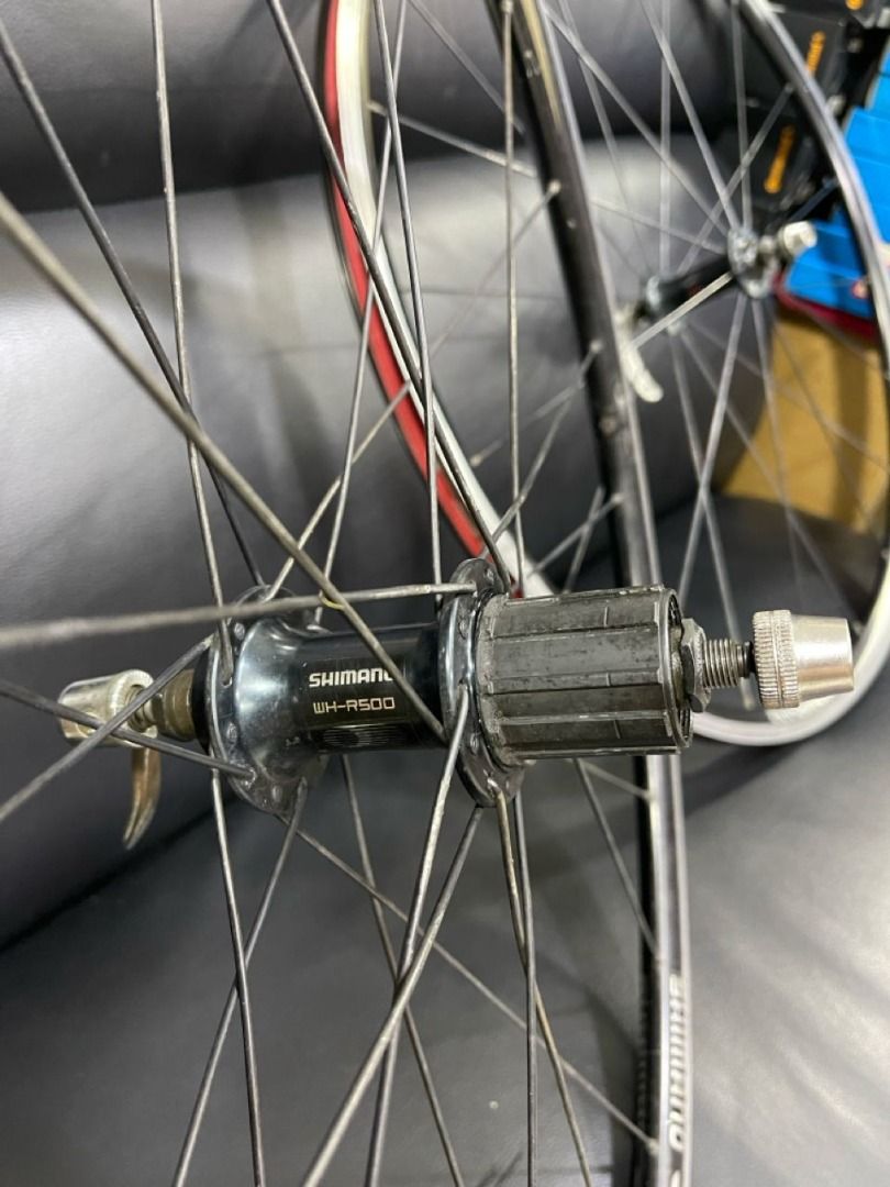 SHIMANO WH-R500 Clincher Wheelset. 700C. 7-10 speed . Rim Brake TUBE ...