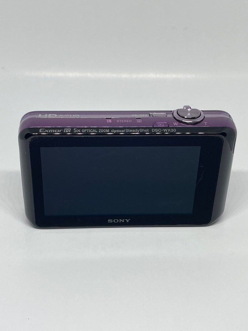 Sony Cybershot DSC-WX30 PURPLE Y2K Digicam CMOS Digital Camera