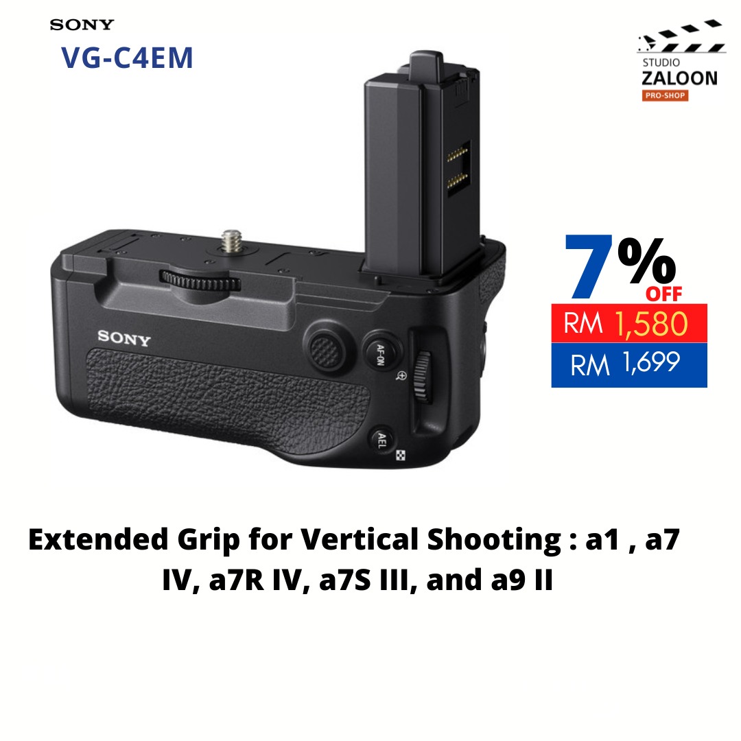 Sony VG-C4EM Vertical Grip, Photography, Photography Accessories ...