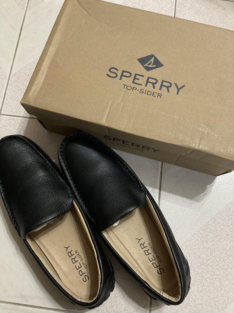 Sperry Top sider Shoes Hampden Venetian Black Men s Fashion Footwear Dress Shoes on Carousell