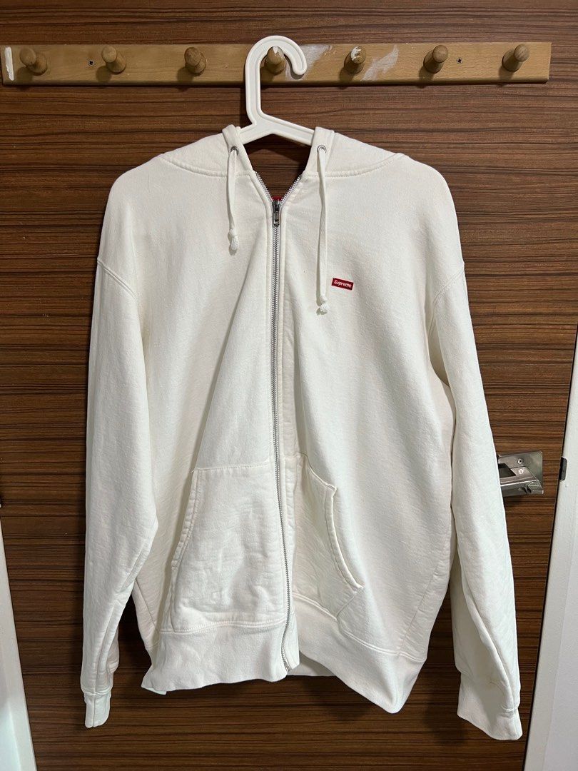 supreme small box logo zip up jacket SS19 Men s Fashion Coats Jackets and Outerwear on Carousell