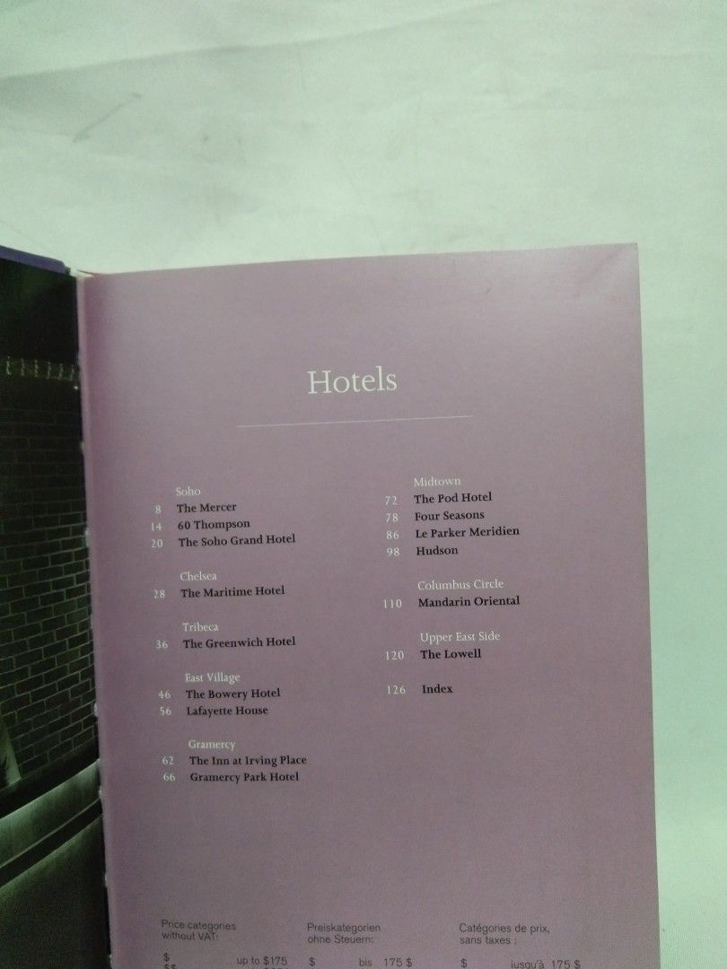 TASCHEN'S NEW YORK HOTELS (Category: Storybooks) located in Quezon City. Submitted by sky_bookstore (Listing ID 1313171382, Image 2). Description: Paperback Book Note: We sell pre-loved books. Some books may have minor flaws, such as shelf wear, creases and other common signs of usage. Location: Sauyo, QC.