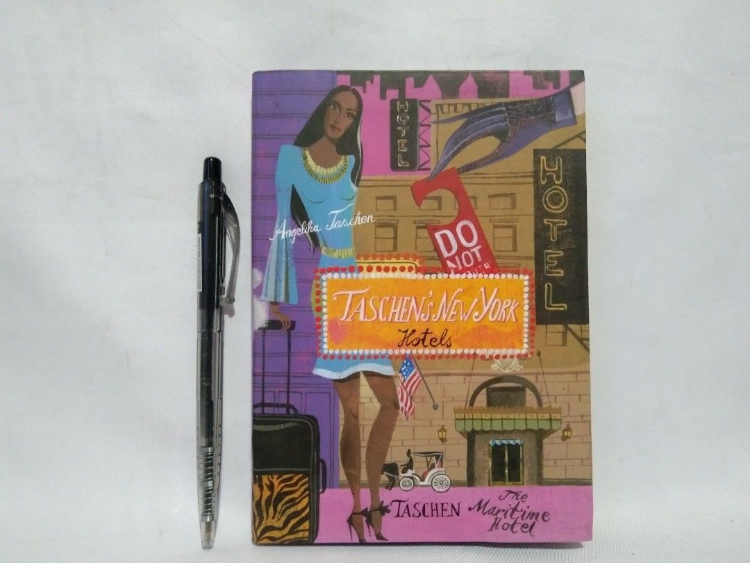 TASCHEN'S NEW YORK HOTELS (Category: Storybooks) located in Quezon City. Submitted by sky_bookstore (Listing ID 1313171382, Image 1). Description: Paperback Book Note: We sell pre-loved books. Some books may have minor flaws, such as shelf wear, creases and other common signs of usage. Location: Sauyo, QC.
