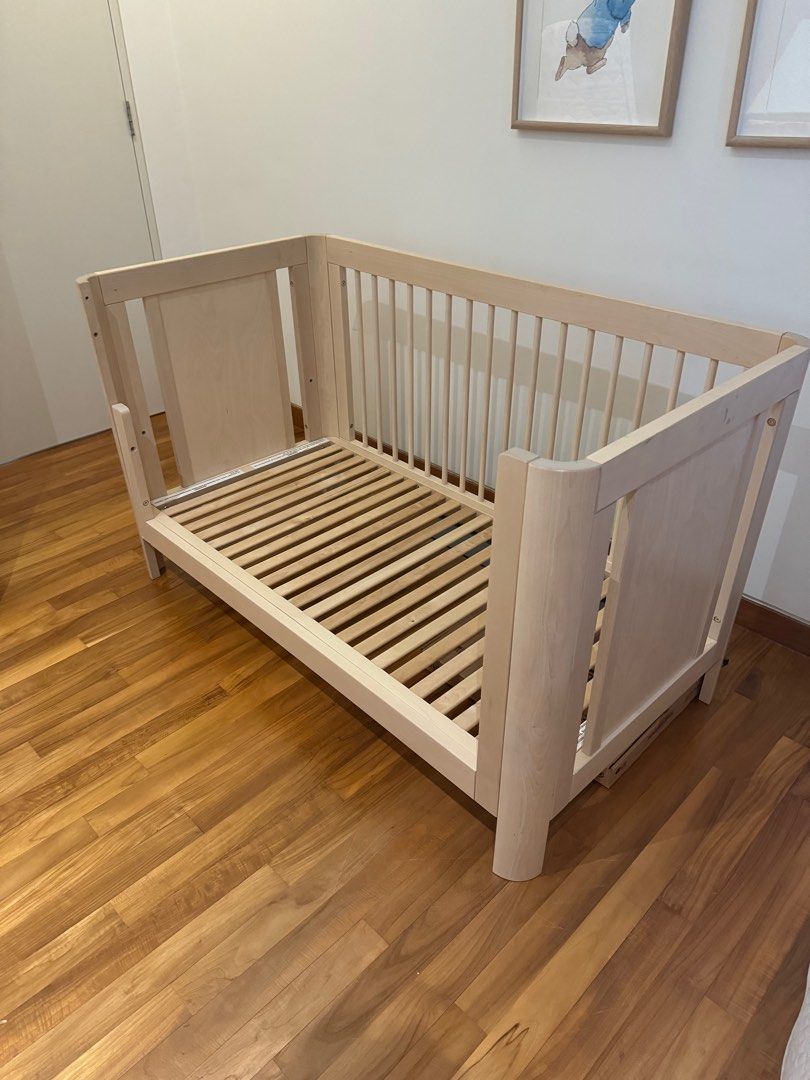 Troll Sun Cot in white wash Babies Kids Baby Nursery Kids Furniture Cots Cribs on Carousell