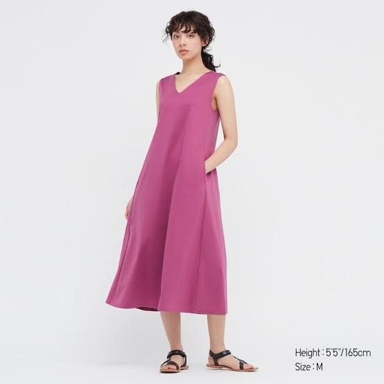 uniqlo dress pink Super cute dress from the Uniqlo x Marimekko