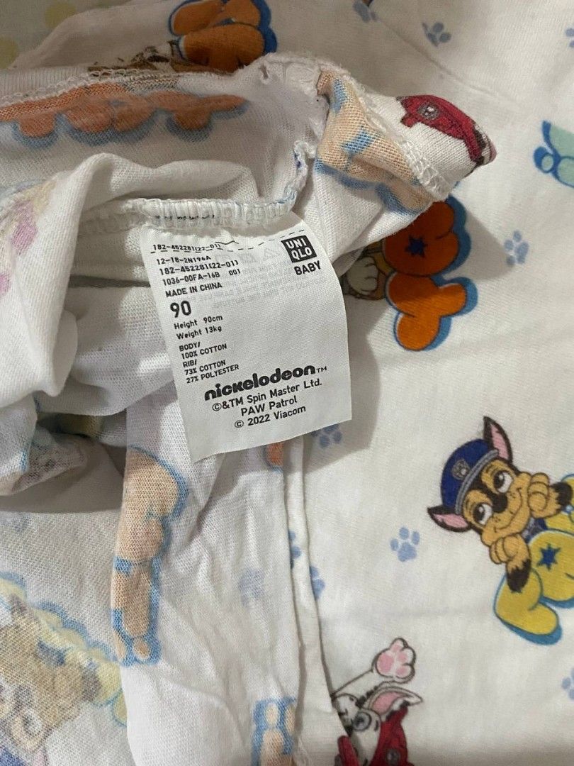 Uniqlo Paw Patrol (Category: Babies & Kids Fashion) located in Angeles City. Submitted by randomgoodies_ (Listing ID 1313047937, Image 2). Description: .