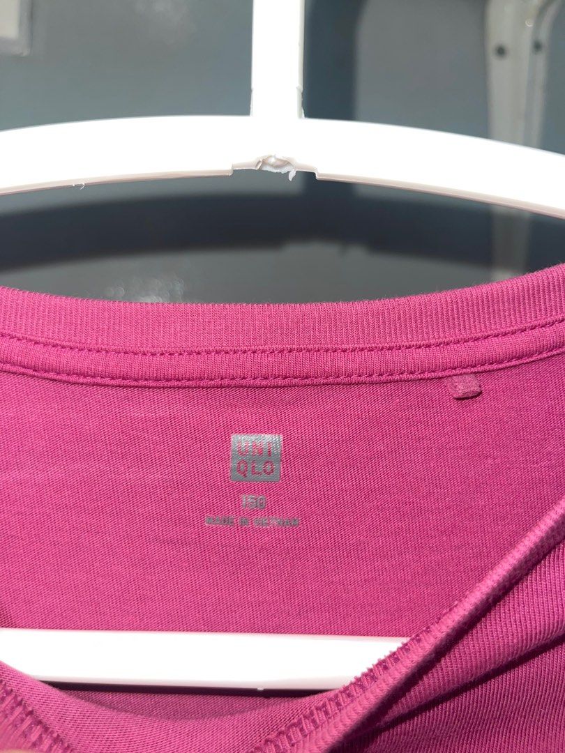 Uniqlo Pink Dress (Category: Dresses) located in Quezon City. Submitted by vl.25 (Listing ID 1313080342, Image 2). Description: -Used once -Size 150.