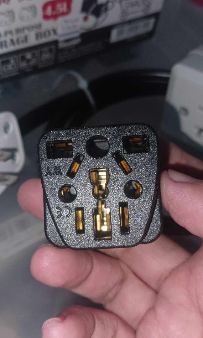 US STANDARD ADAPTER UP TO 10 AMPERE (Category: Electrical, Adaptors & Sockets) located in Pasig City. Submitted by benildarustia18 (Listing ID 1313174703, Image 3). Description: BRAND NEW AND ONHAND.