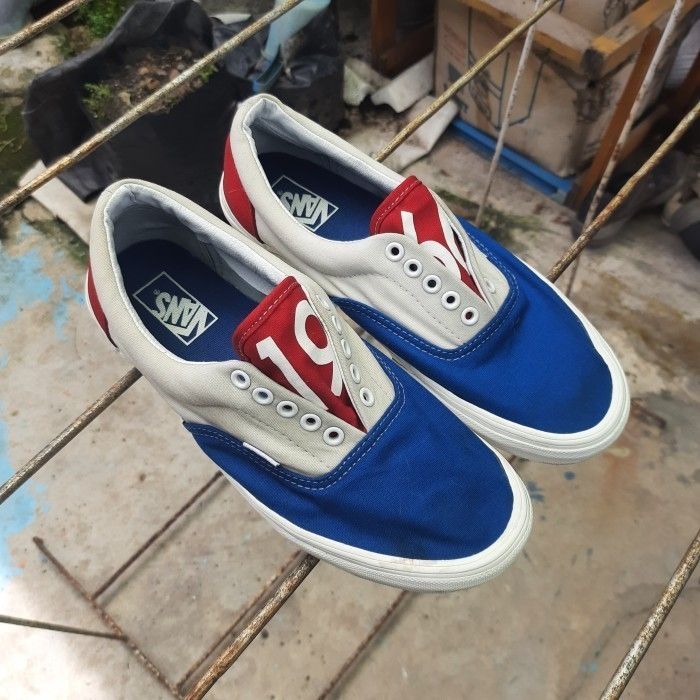 Vans era 1966 blue grey red cheap